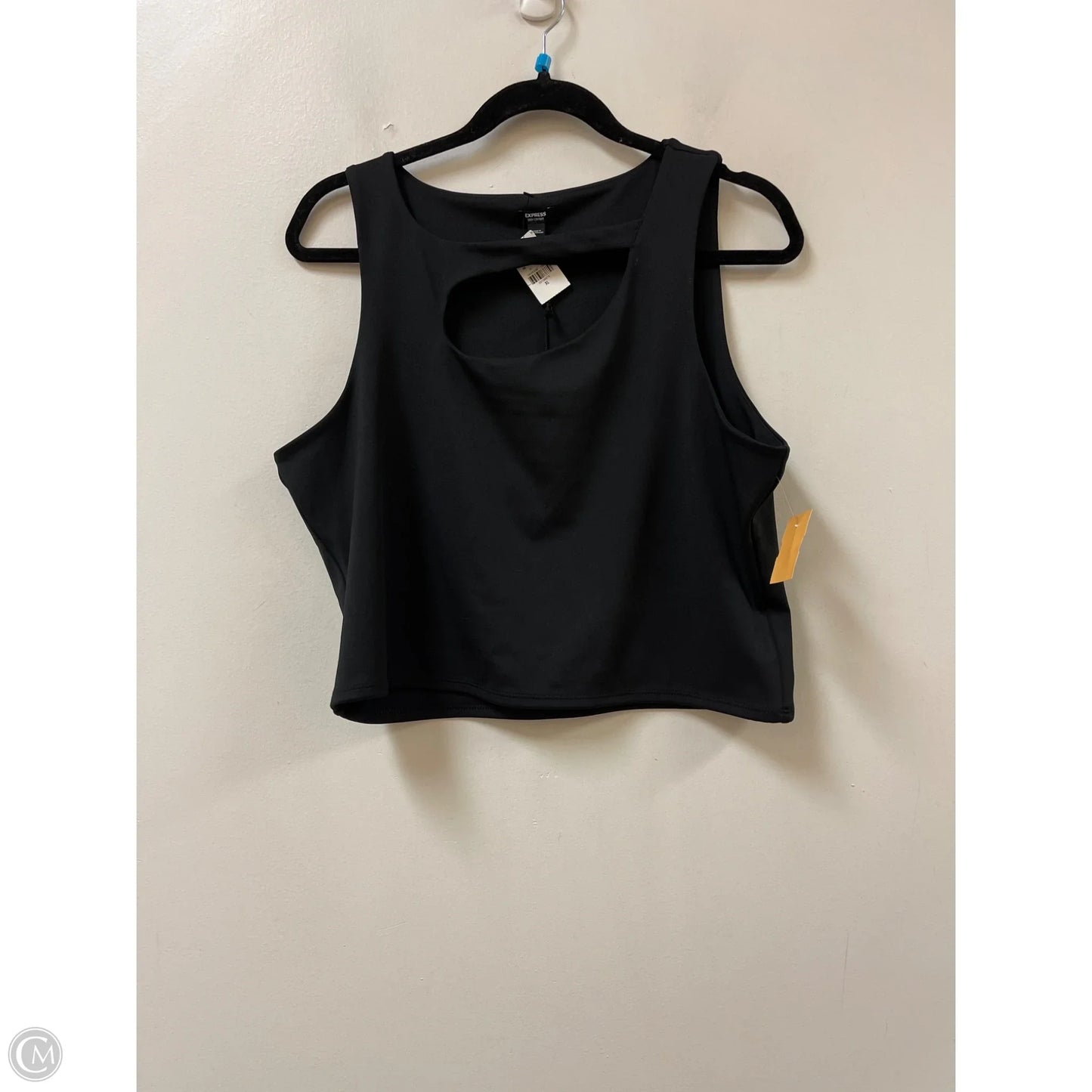 Top Sleeveless By Express In Black, Size: Xl