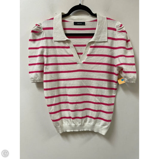 Sweater Short Sleeve By Dokotoo In Striped Pattern, Size: Xl