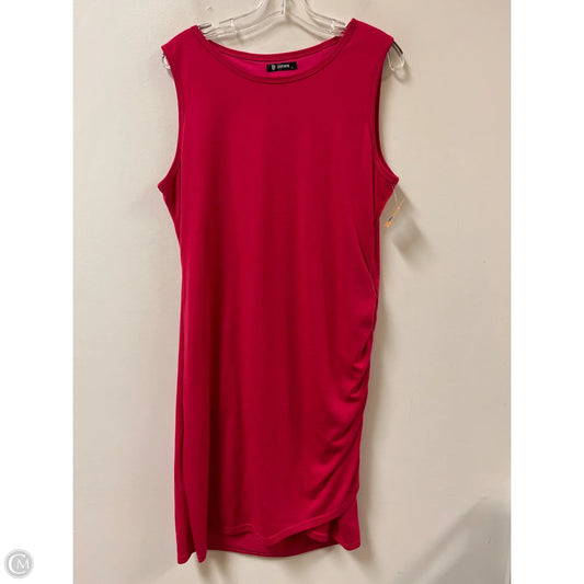 Dress Casual Midi By Btfbm In Pink, Size: Xl