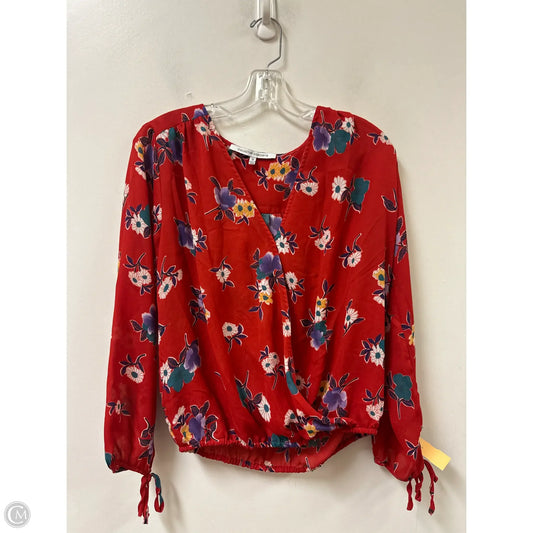 Top Long Sleeve By Collective Concepts In Red, Size: S