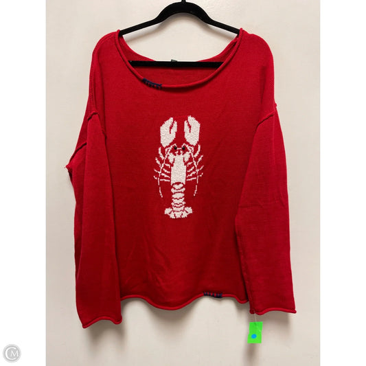 Sweater By Wild Fable In Red, Size: 1x