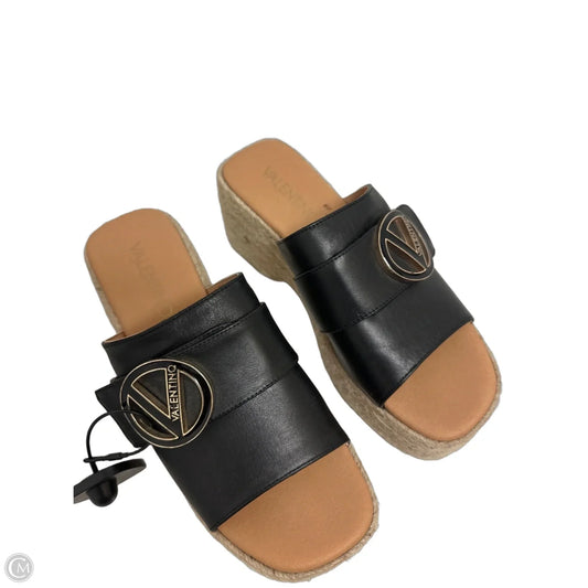 Sandals Designer By Valentino-mario In Black, Size: 9.5