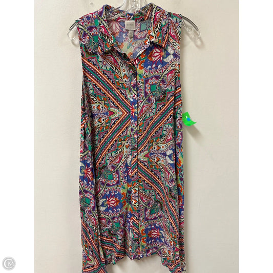 Dress Casual Midi By Cupio In Multi-colored, Size: Xl
