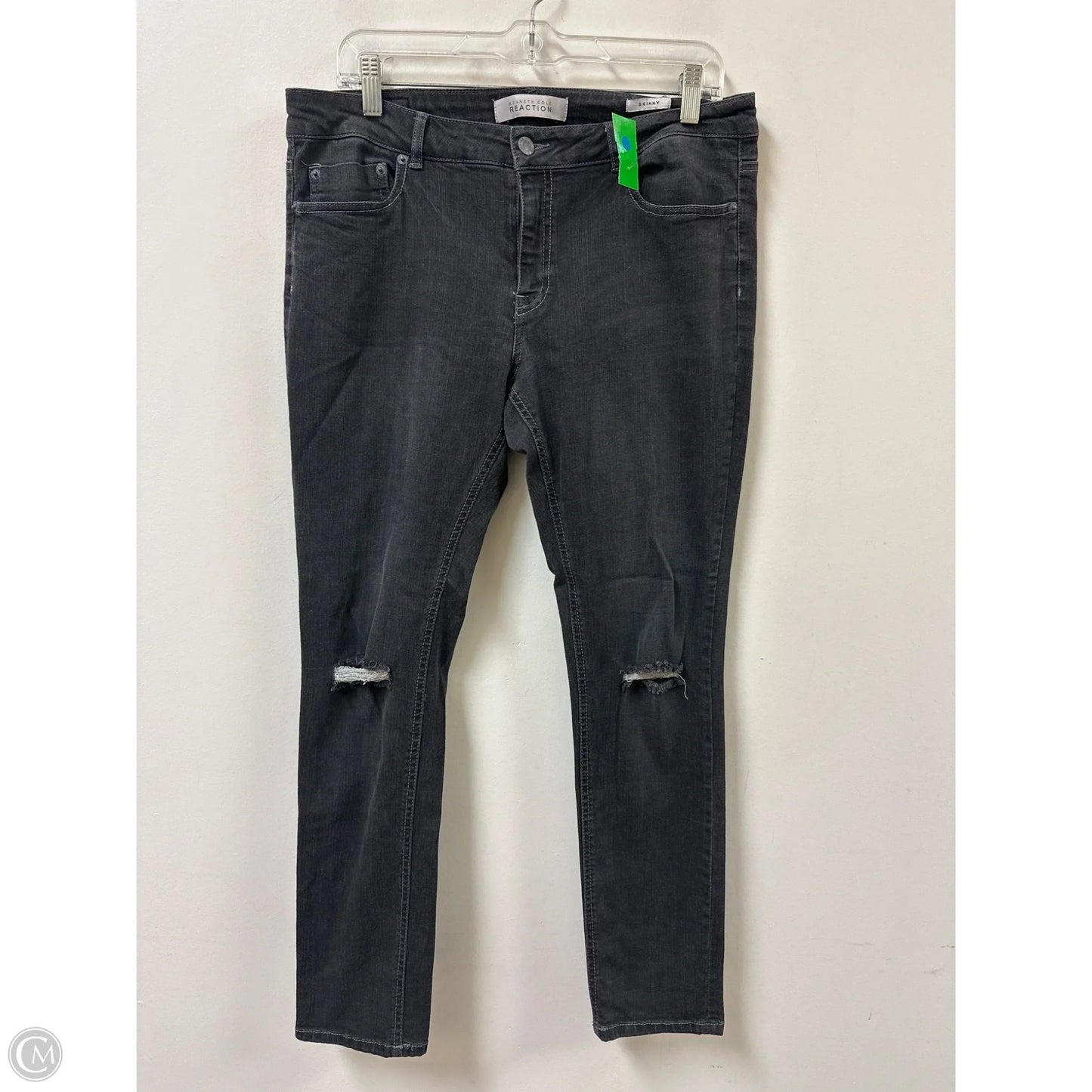 Jeans Skinny By Kenneth Cole Reaction In Black, Size: 12