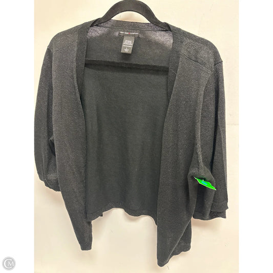 Sweater Cardigan By New York And Co In Black, Size: L