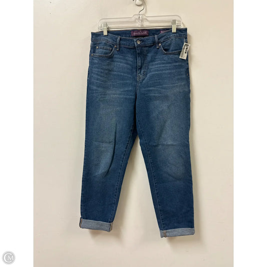 Jeans Straight By Gloria Vanderbilt In Blue Denim, Size: 8