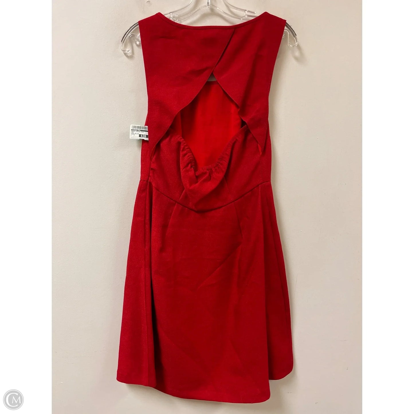 Dress Casual Midi By Outback Red In Red, Size: S