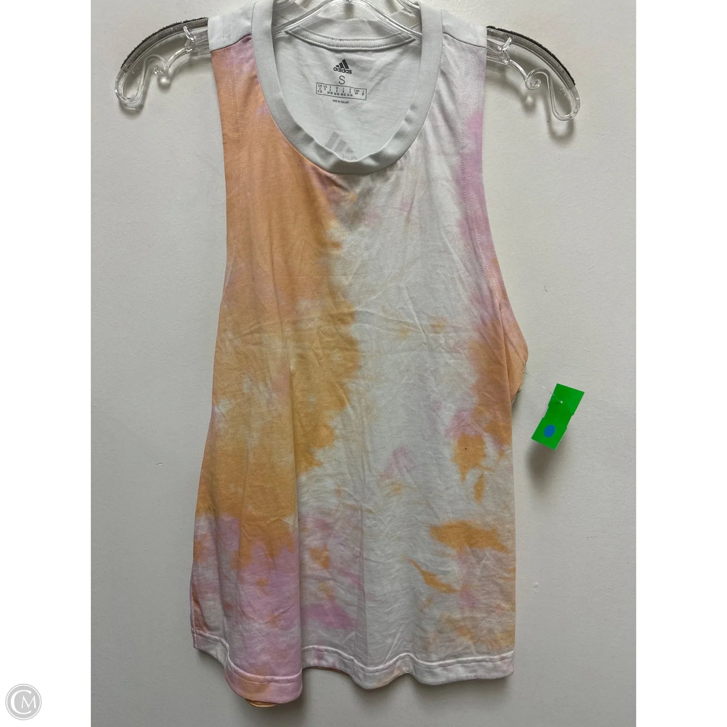 Athletic Tank Top By Adidas In Orange, Size: S