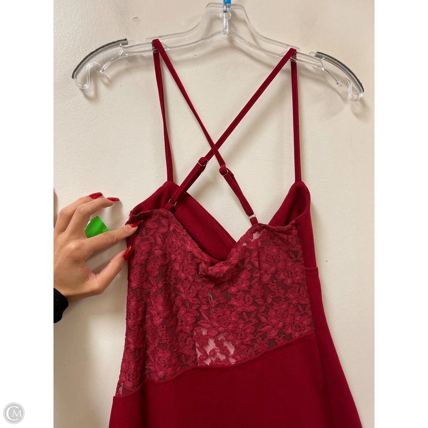 Dress Party Long By Clothes Mentor In Red, Size: S