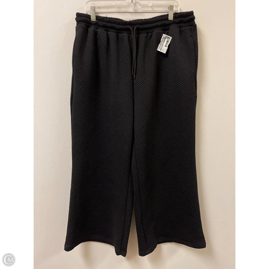 Pants Lounge By Clothes Mentor In Black, Size: 20