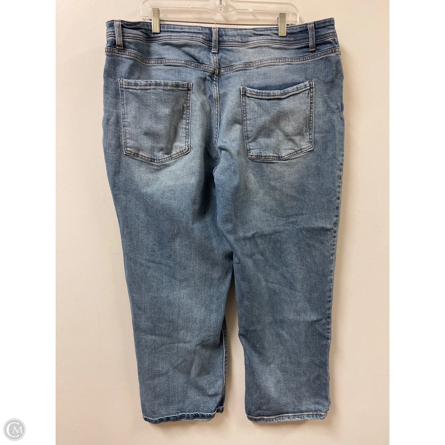 Jeans Boyfriend By Time And Tru In Blue Denim, Size: 20