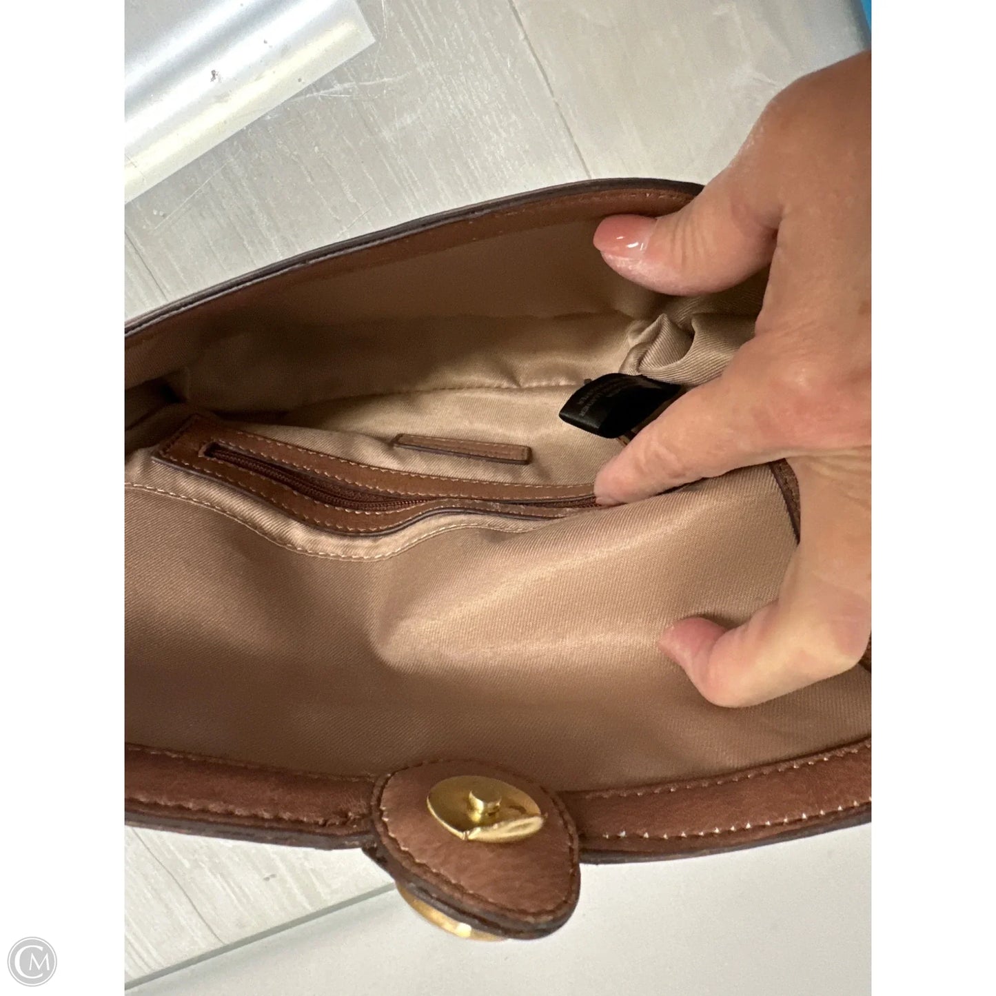 Handbag Leather By Antonio Melani, Size: Small