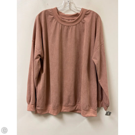 Sweater By Clothes Mentor In Pink, Size: 1x
