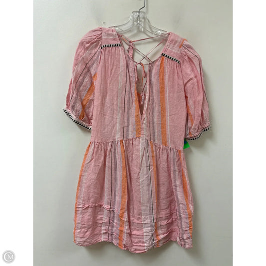 Dress Casual Midi By H&m In Pink, Size: M