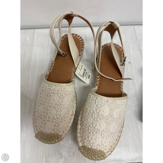 Sandals Flats By Ana In Cream, Size: 11