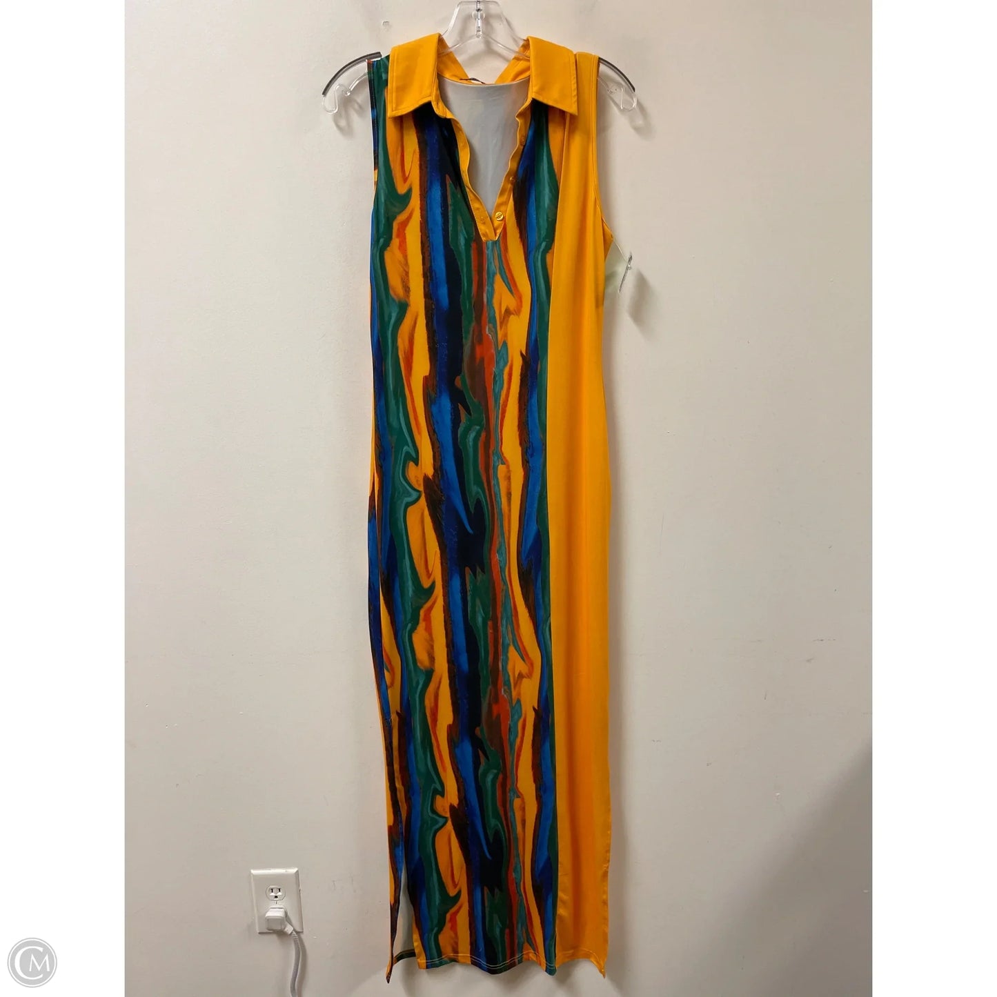 Dress Casual Maxi By Shein In Yellow, Size: M