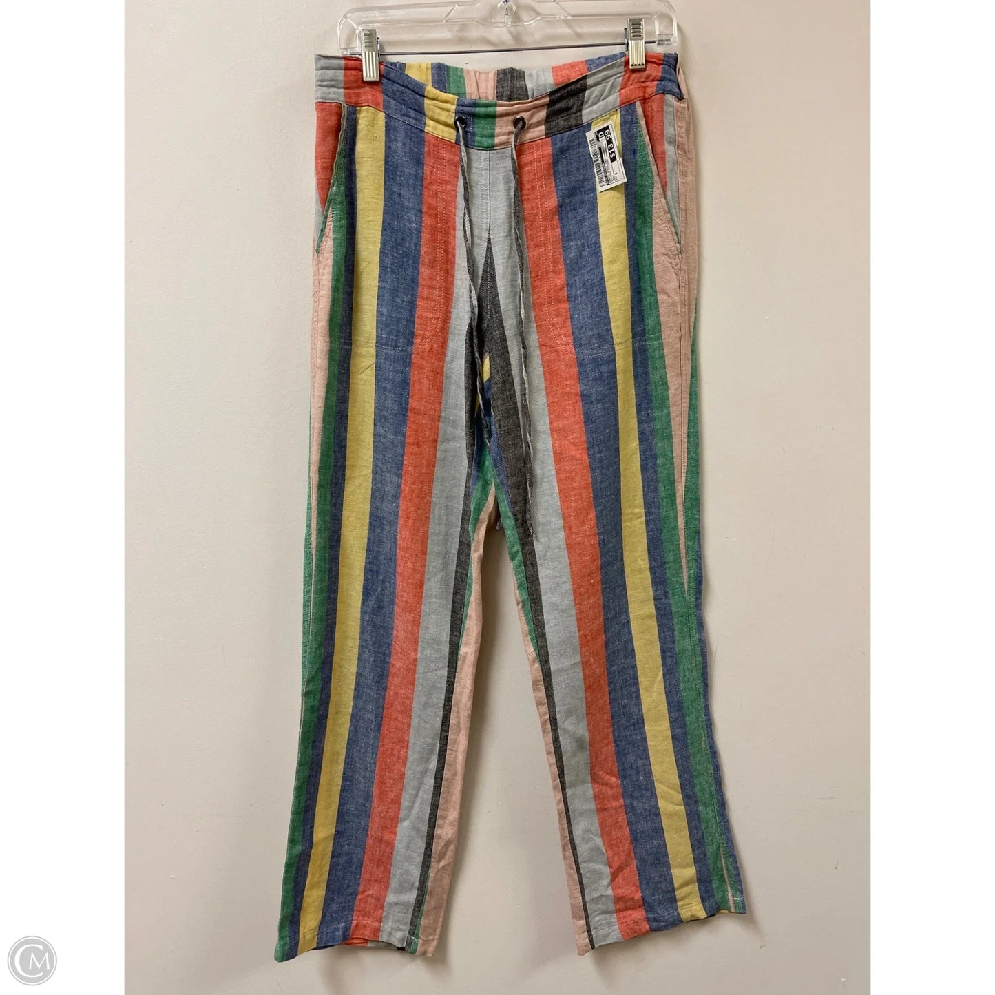 Pants Wide Leg By For Cynthia In Striped Pattern, Size: 6