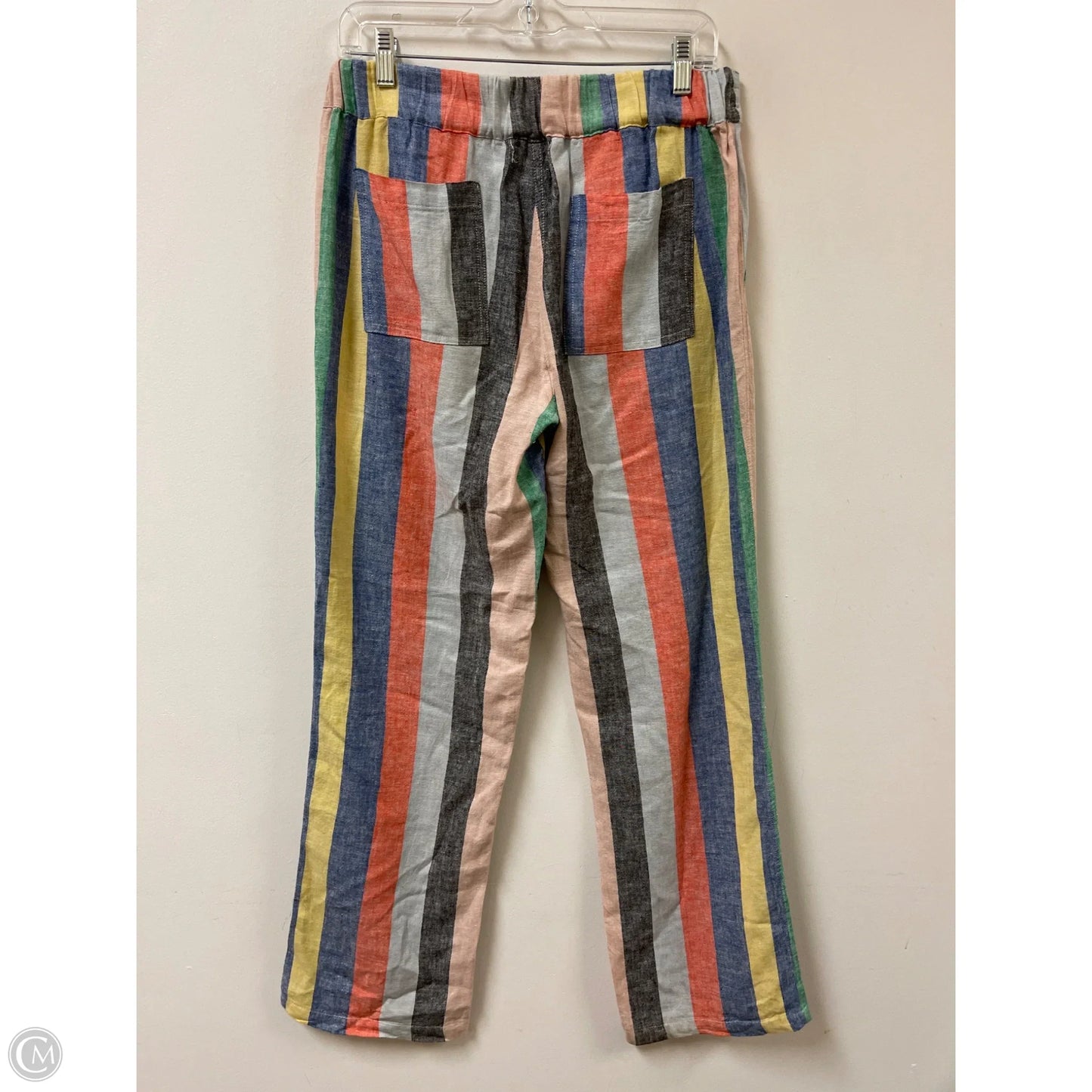 Pants Wide Leg By For Cynthia In Striped Pattern, Size: 6