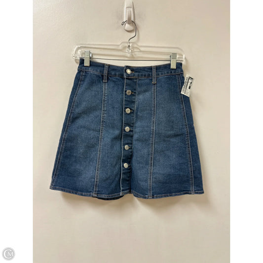 Skirt Mini & Short By Mossimo In Blue Denim, Size: 0