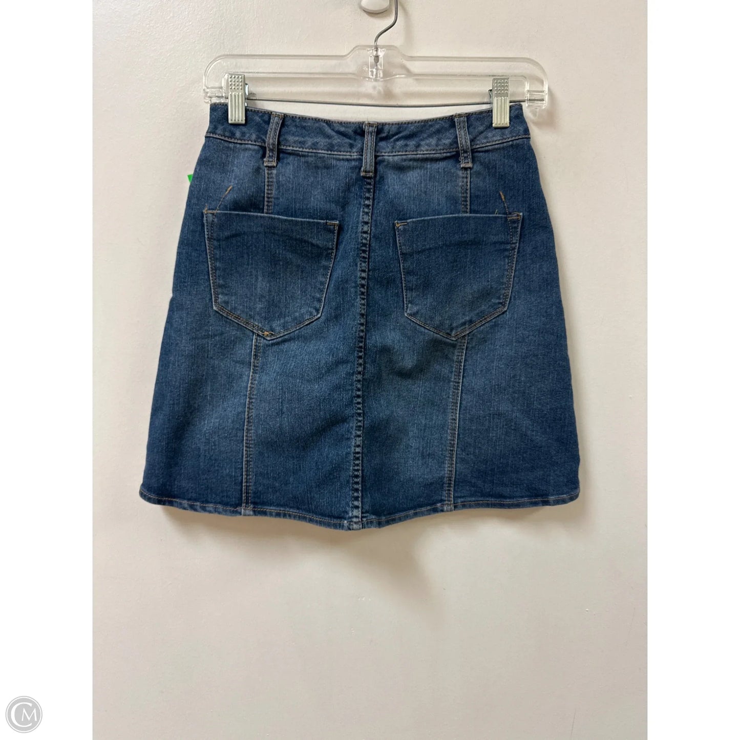 Skirt Mini & Short By Mossimo In Blue Denim, Size: 0