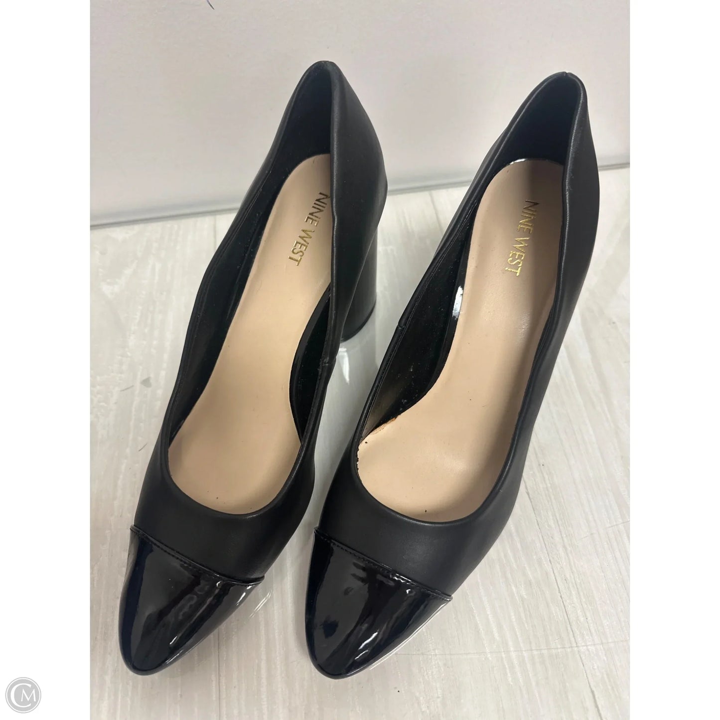Shoes Heels Block By Nine West In Black, Size: 11