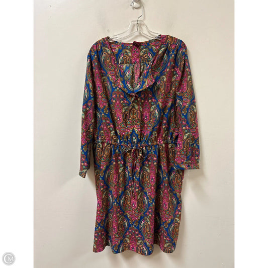 Dress Casual Midi By Merona In Multi-colored, Size: 3x