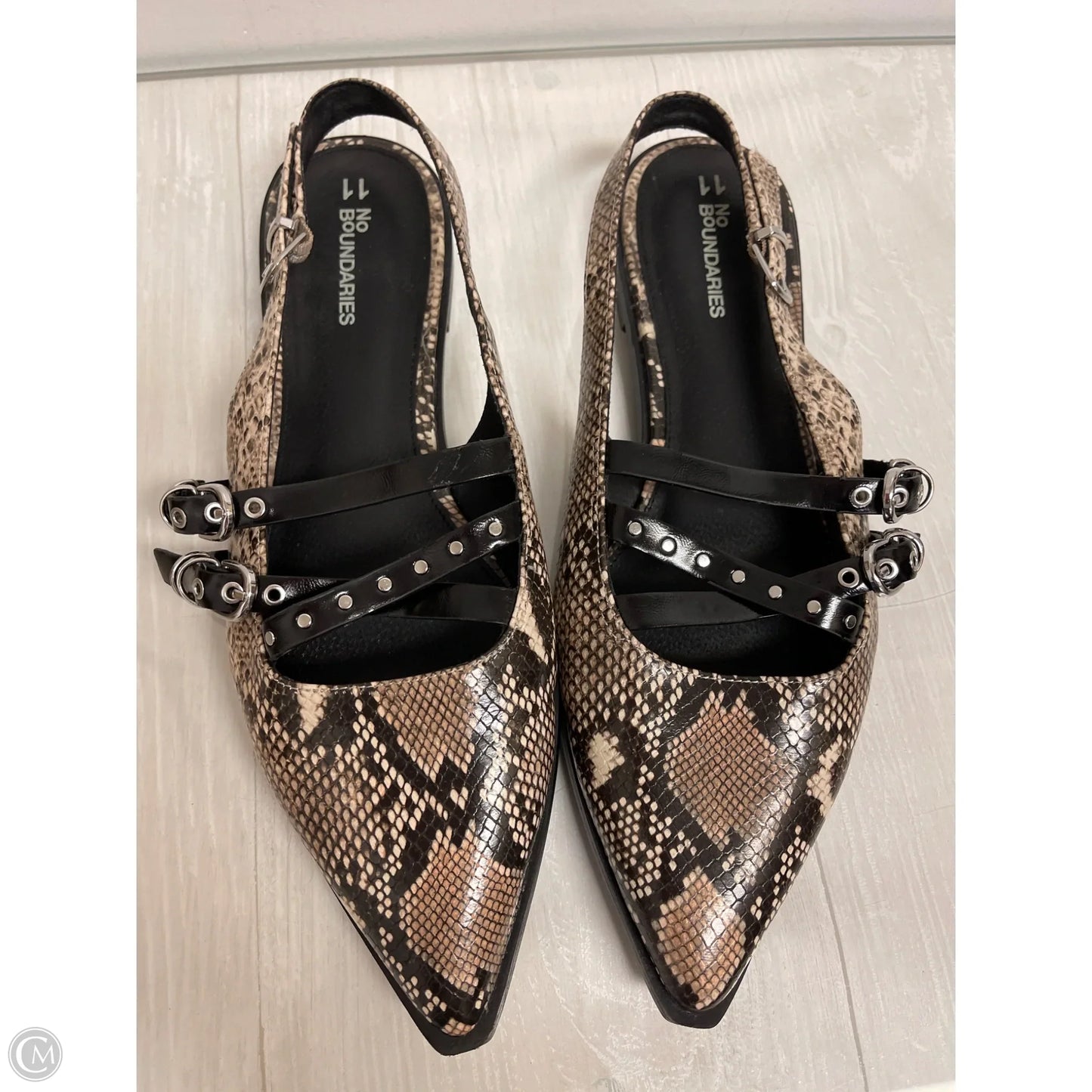 Shoes Flats By No Boundaries In Snakeskin Print, Size: 11
