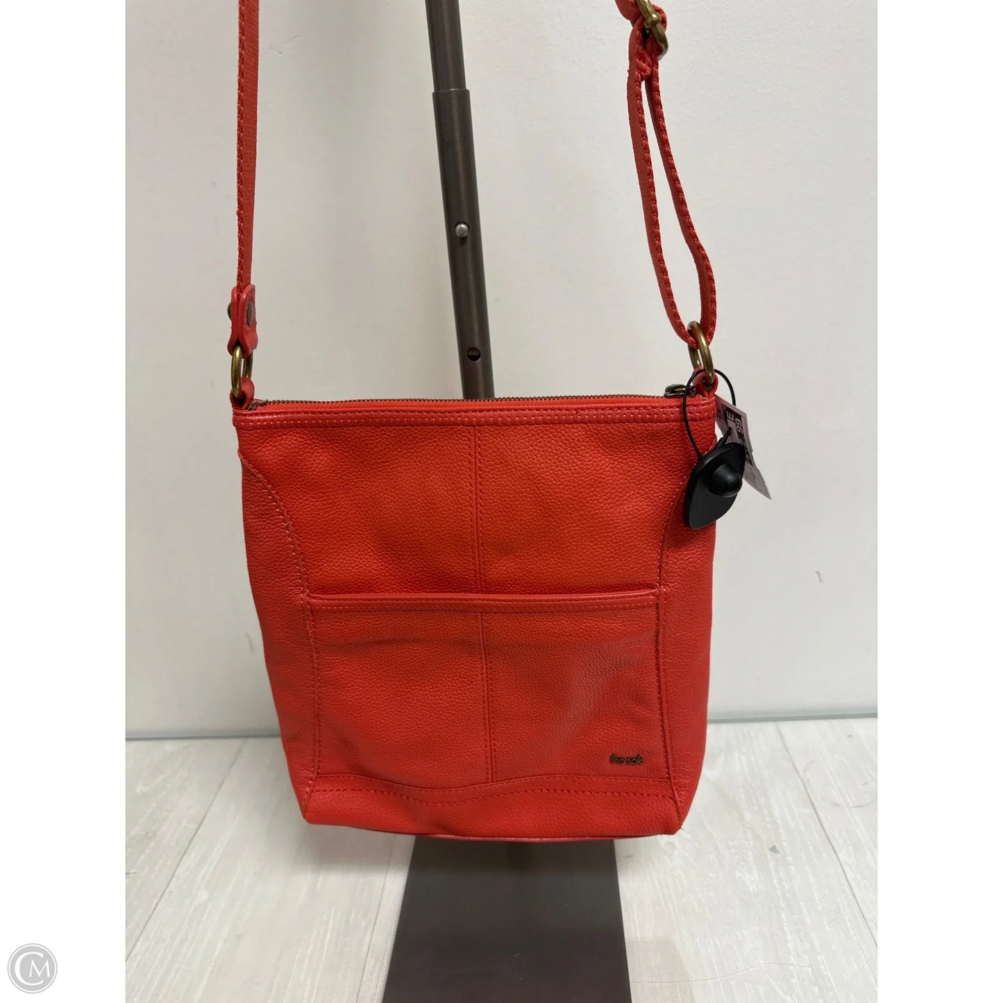 Handbag Leather By The Sak, Size: Medium