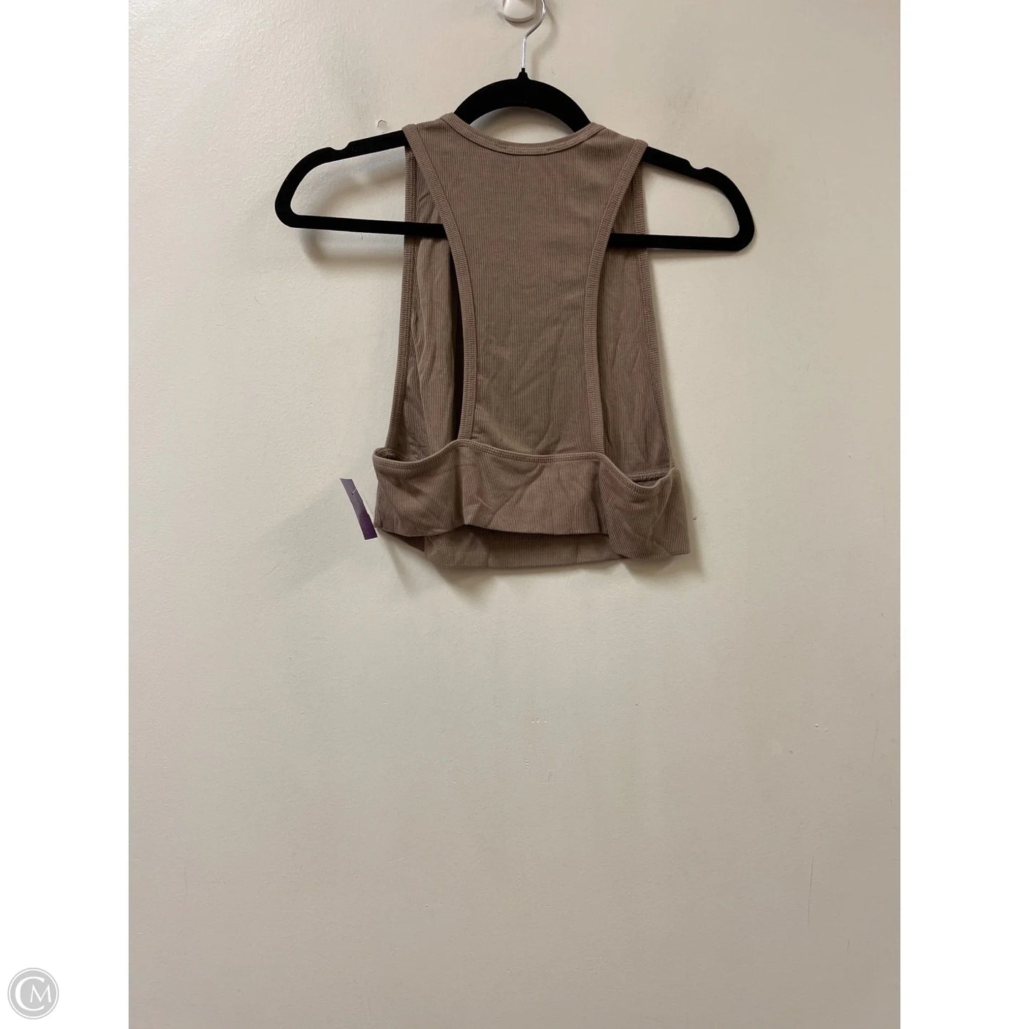 Top Sleeveless By Love Tree In Tan, Size: L
