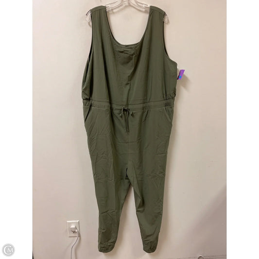 Jumpsuit By Clothes Mentor In Green, Size: 3x