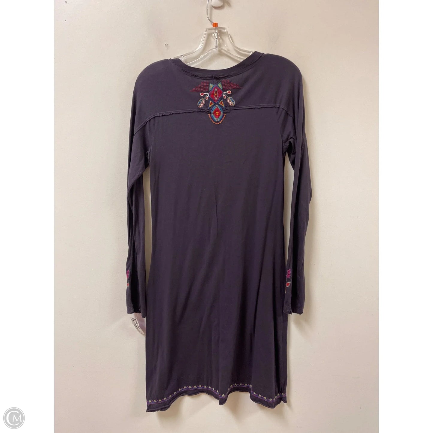 Dress Casual Midi By Johnny Was In Purple, Size: S