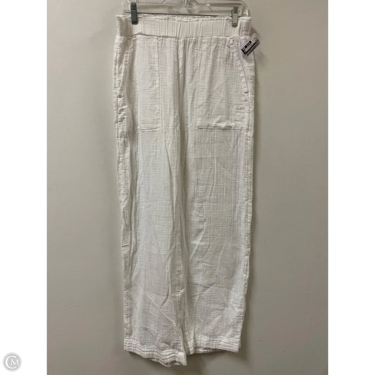Pants Wide Leg By Gap In White, Size: 6