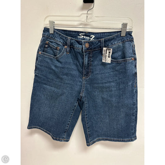 Shorts By Seven 7 In Blue Denim, Size: 4