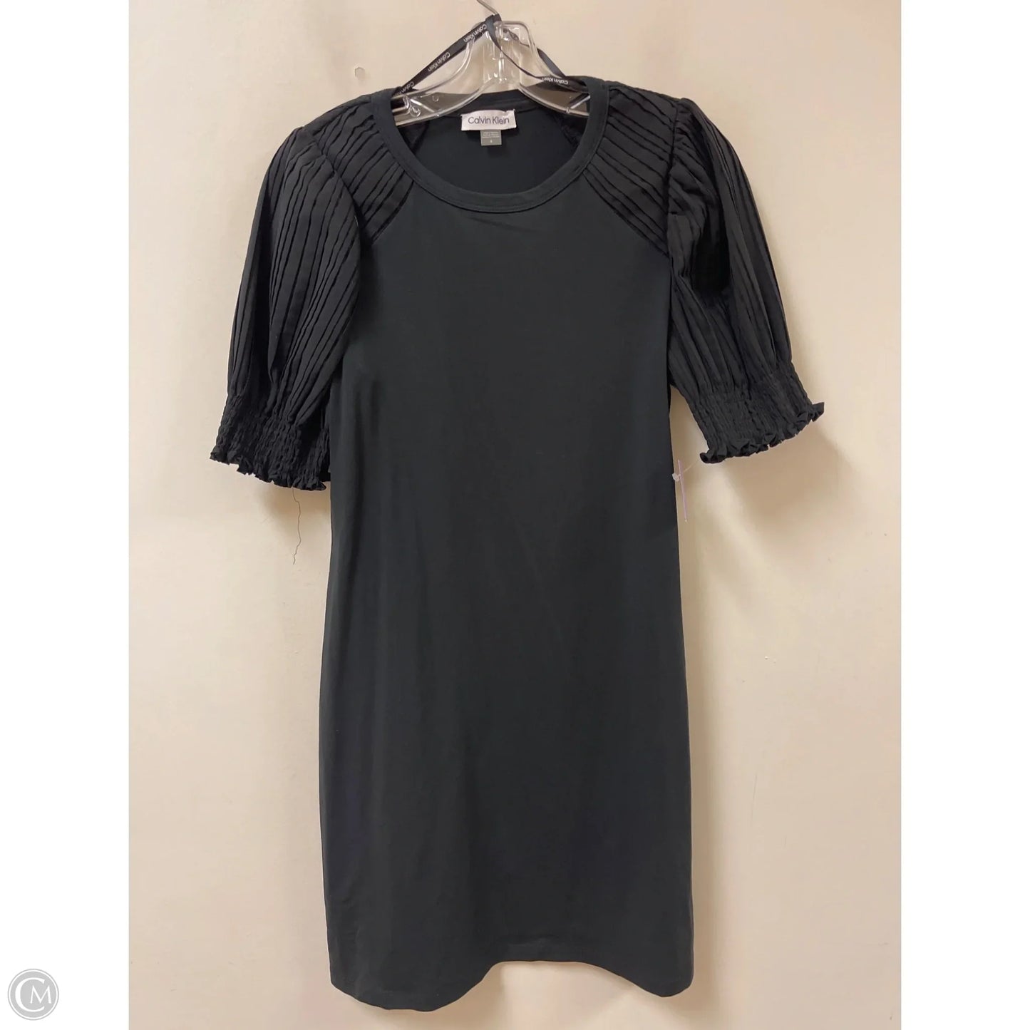 Dress Casual Midi By Calvin Klein In Black, Size: S
