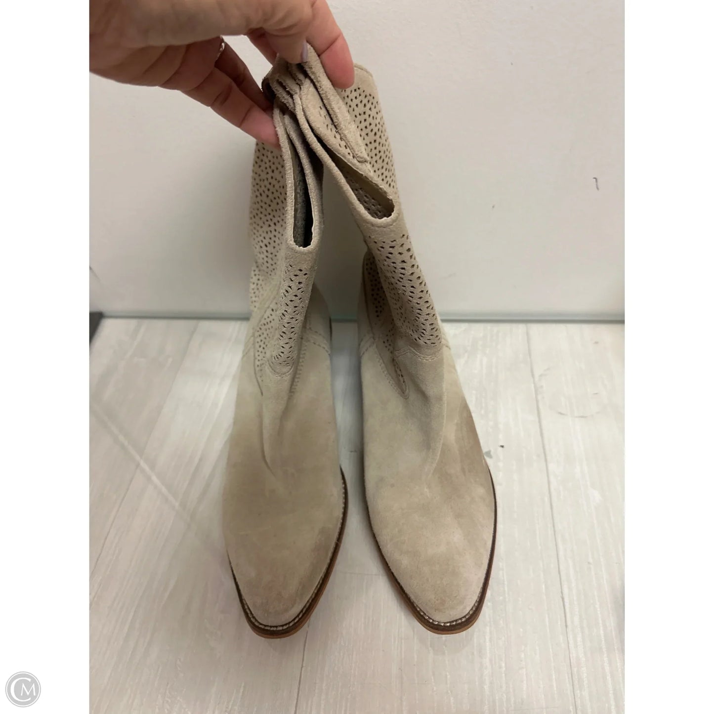 Boots Western By Bcbgeneration In Cream, Size: 10