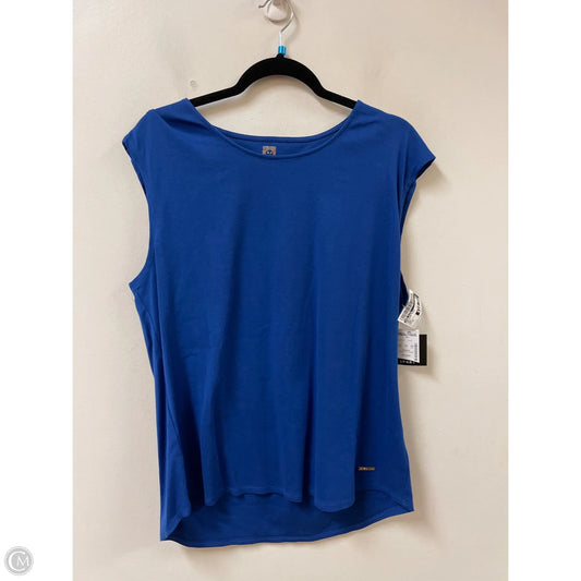 Top Sleeveless By Anne Klein In Blue, Size: Xl
