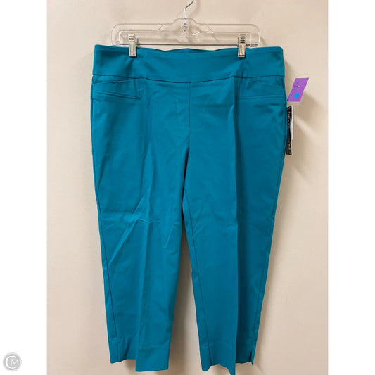 Capris By Zac And Rachel In Blue, Size: 16