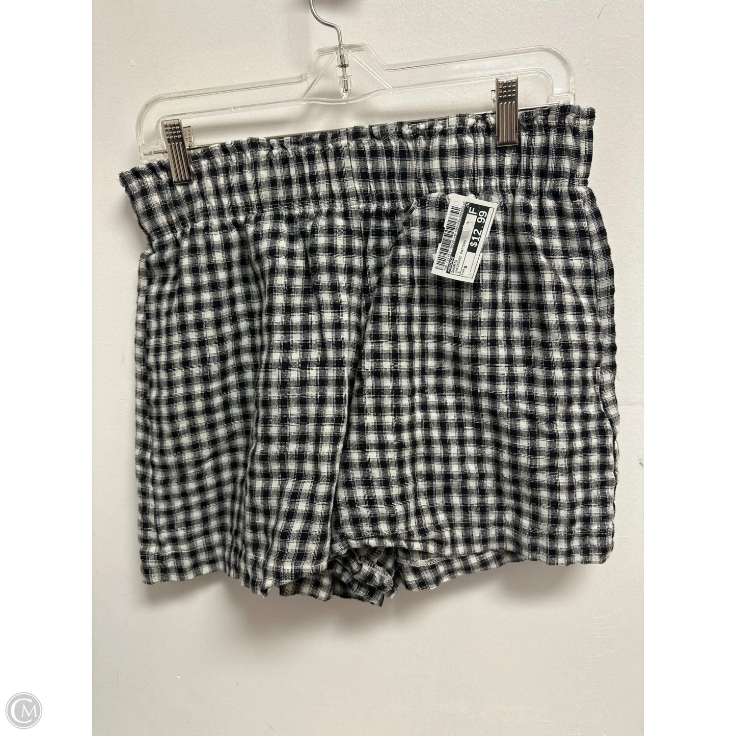 Shorts By Quince In Checkered Pattern, Size: 6