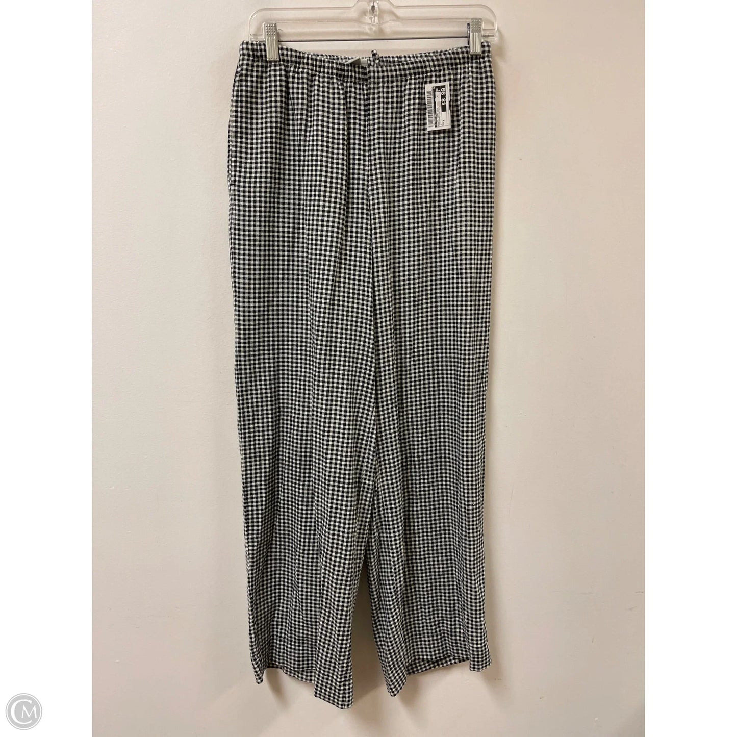 Pants Wide Leg By A New Day In Checkered Pattern, Size: 4