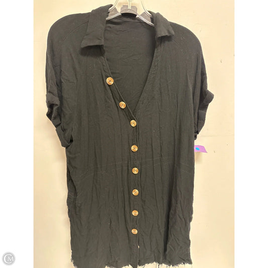 Dress Casual Midi By Clothes Mentor In Black, Size: L