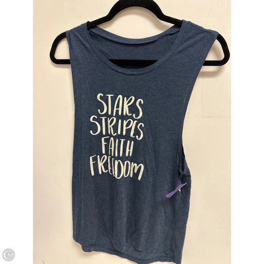 Tank Top By Clothes Mentor In Navy, Size: S