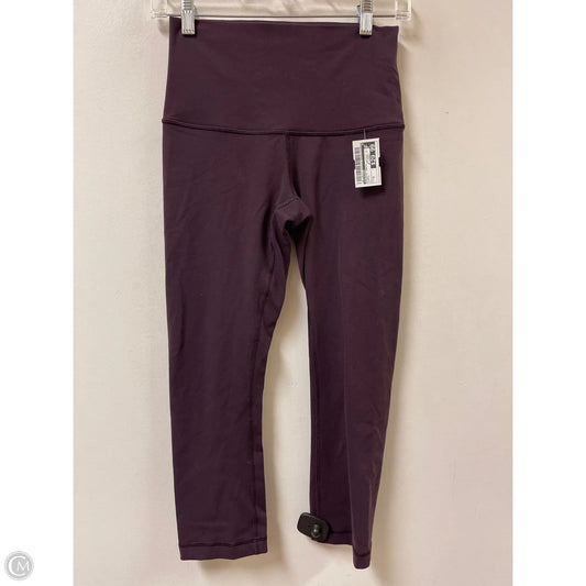 Athletic Pants By Lululemon In Purple, Size: 6