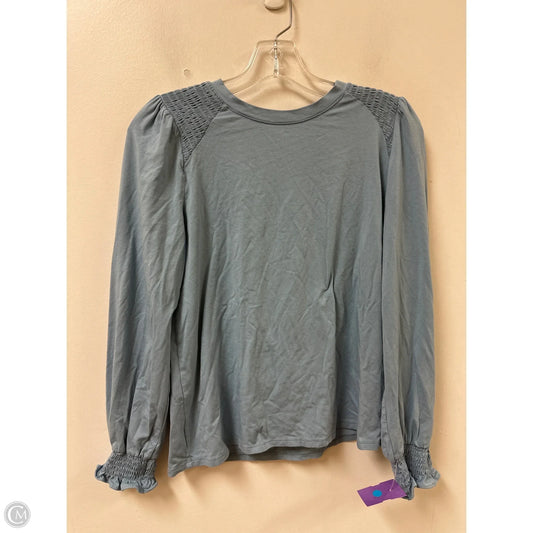 Top Long Sleeve By Lc Lauren Conrad In Blue, Size: S