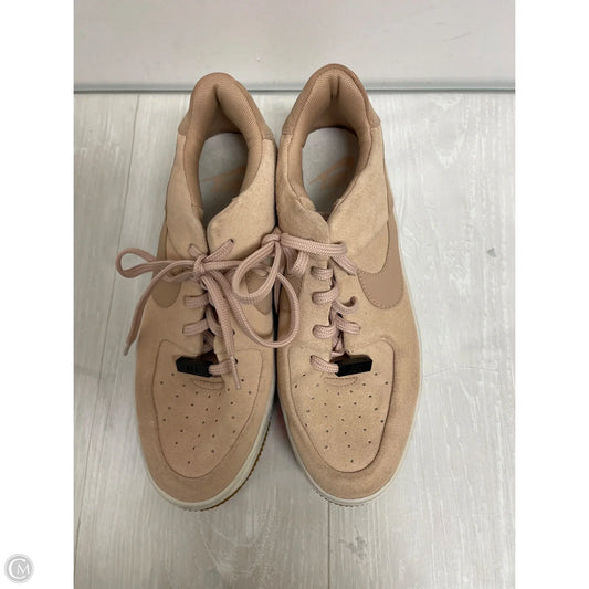 Shoes Sneakers By Nike In Tan, Size: 9