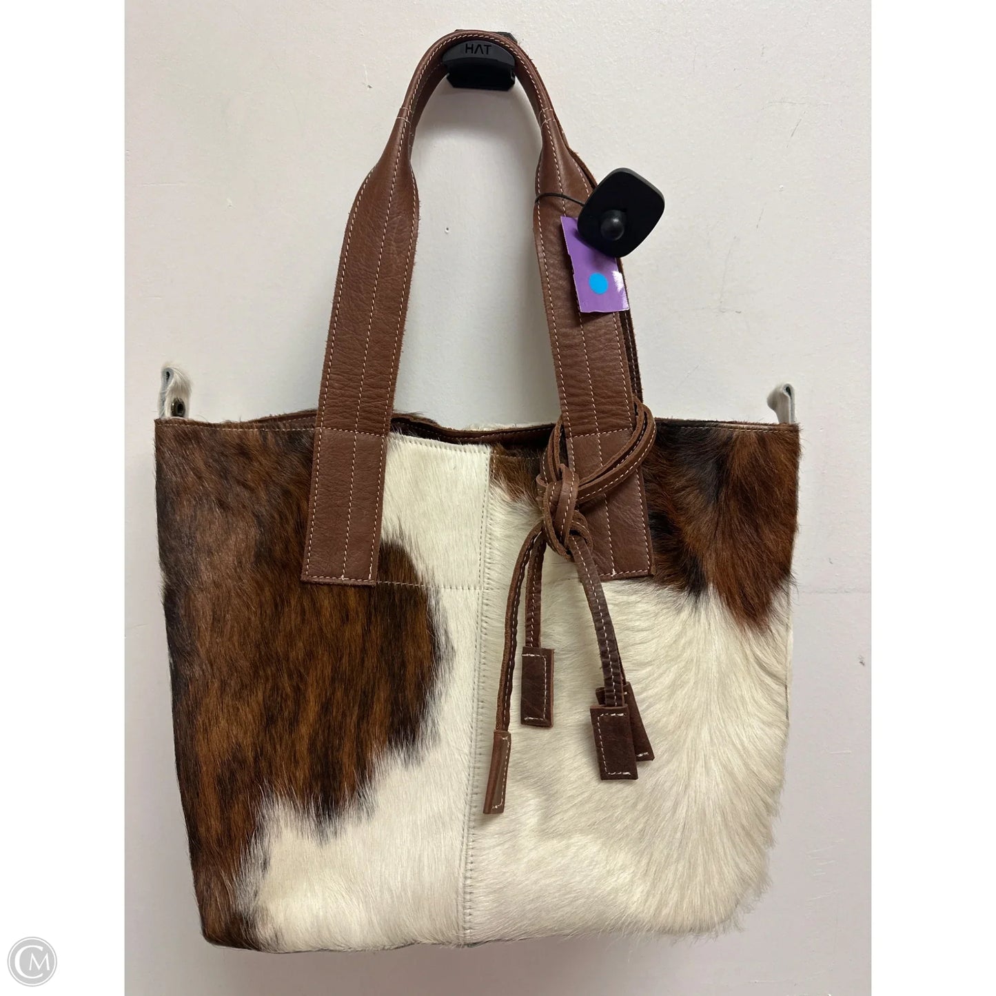 Handbag Leather By Cmb, Size: Large