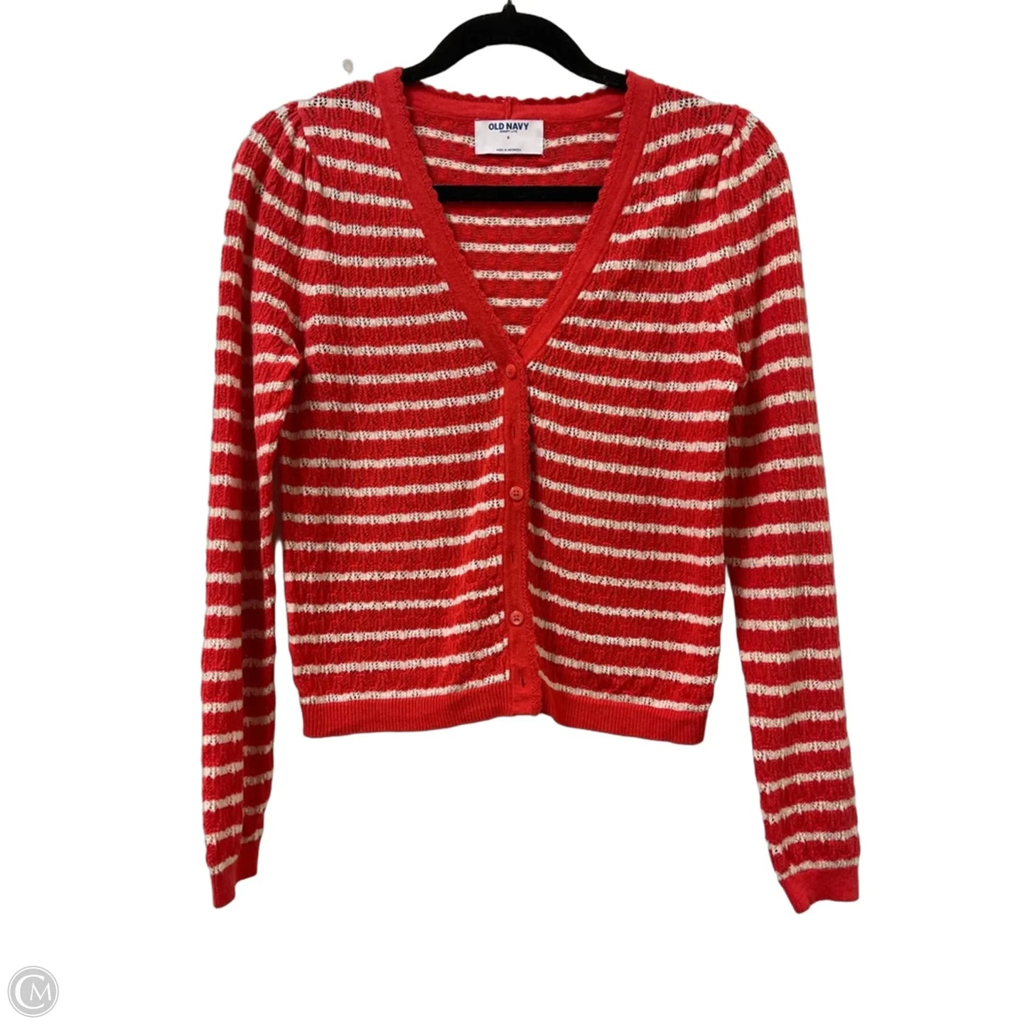 Sweater Cardigan By Old Navy In Coral, Size: S