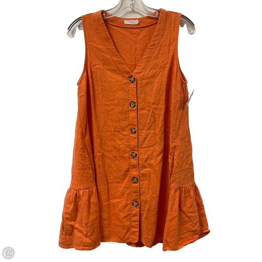 Dress Casual Short By Lush In Orange, Size: S