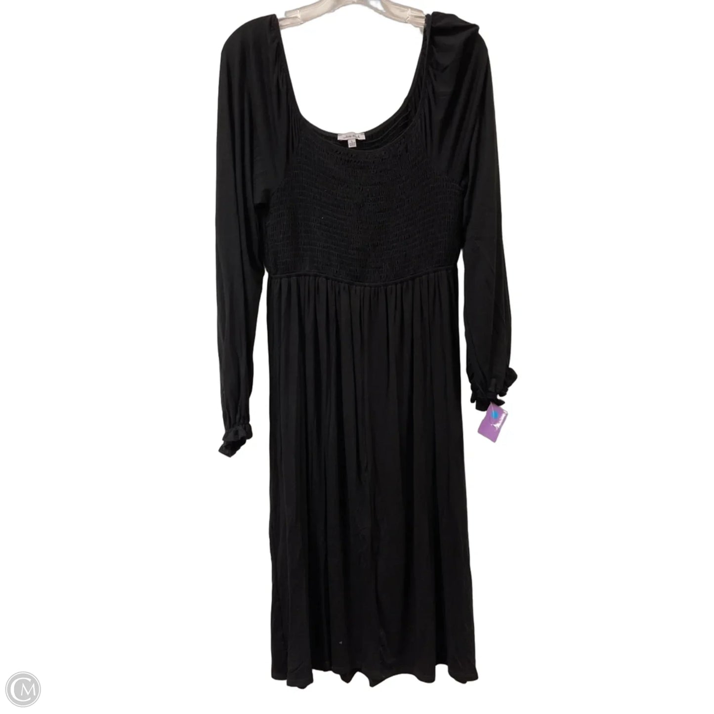 Dress Casual Midi By White Birch In Black, Size: L