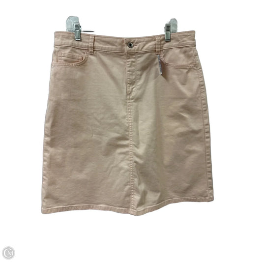 Skirt Midi By Liz Claiborne In Peach, Size: 12