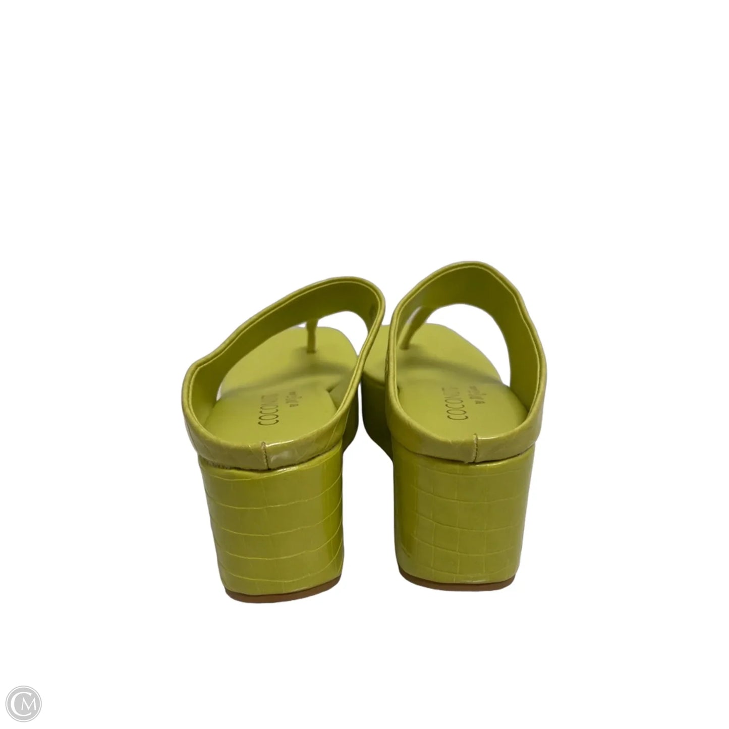 Sandals Heels Wedge By Matisse In Green, Size: 9